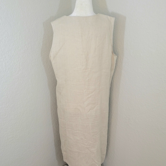 LL Bean Linen Shift Dress - Picture 9 of 11